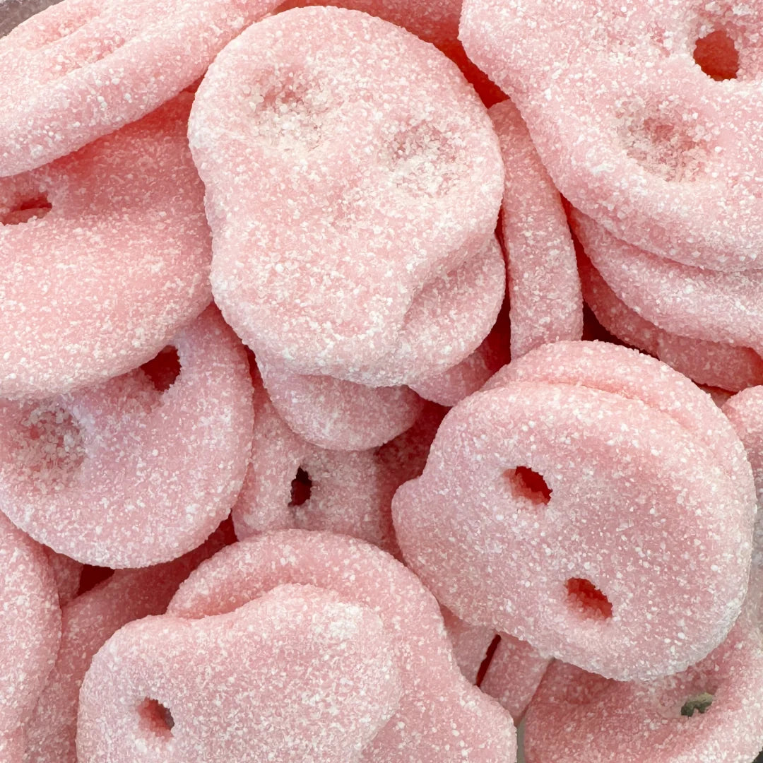 Vegan Fizzy Pink Skulls