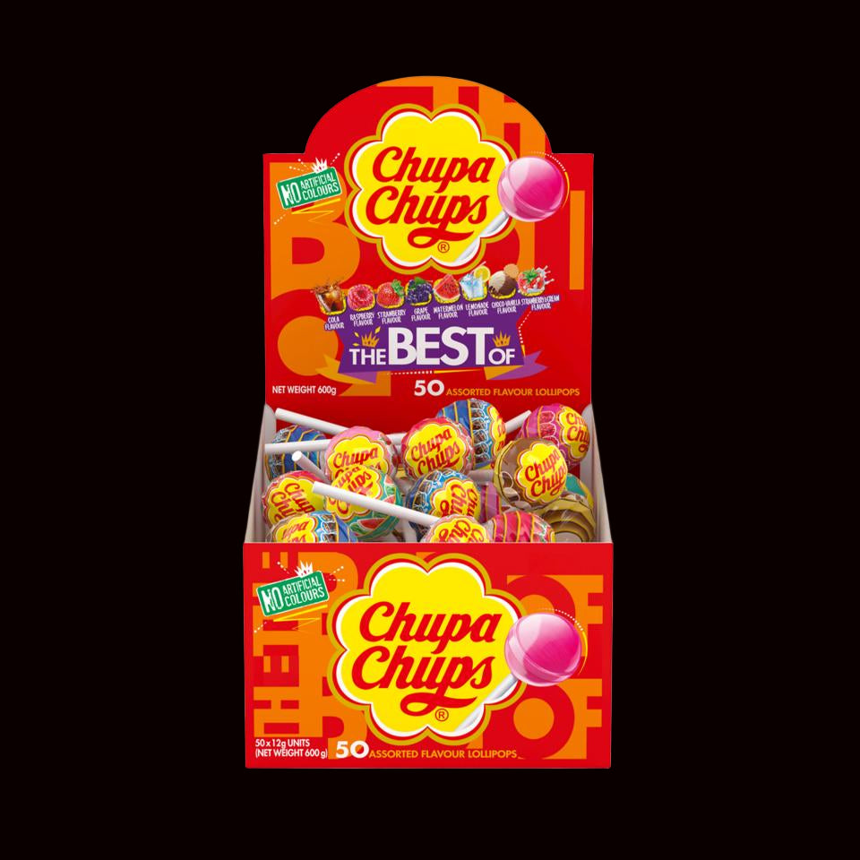 Chupa Chups Best of Box 12g (50pk)