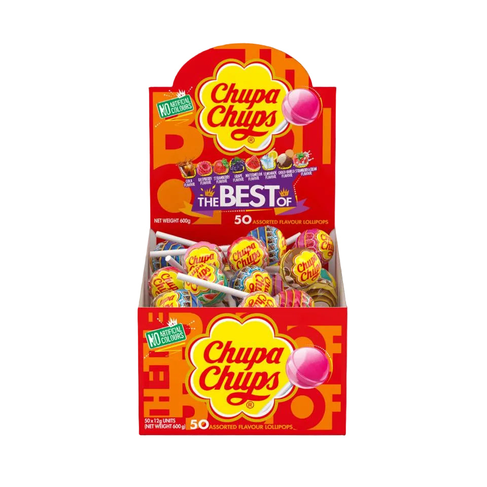 Chupa Chups Best of Box 12g (50pk)