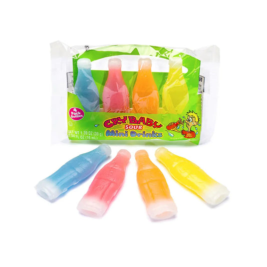 NIK-L-NIP SOUR WAX BOTTLES 4PK