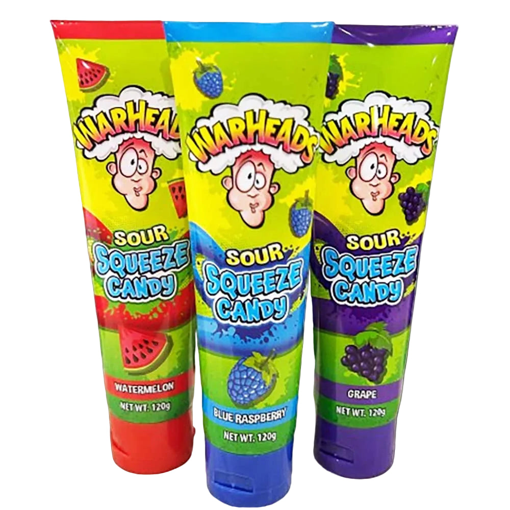 Warheads Sour Squeeze Candy 120g (12pk)