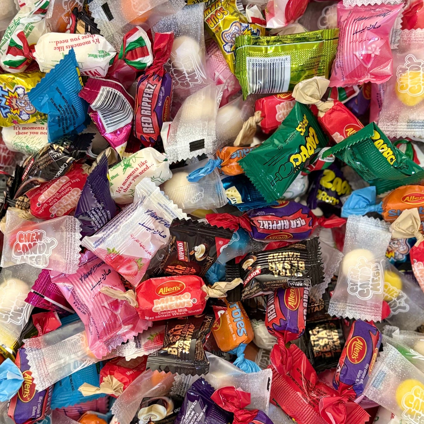 Stacks of Wrapped Mix
