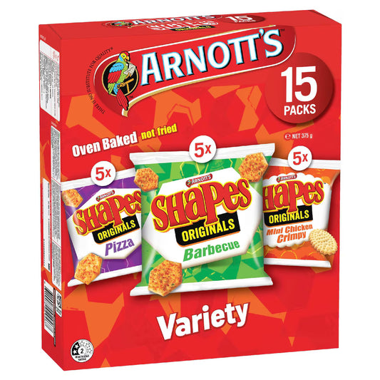 Arnott's Shapes Variety Box (15pk)