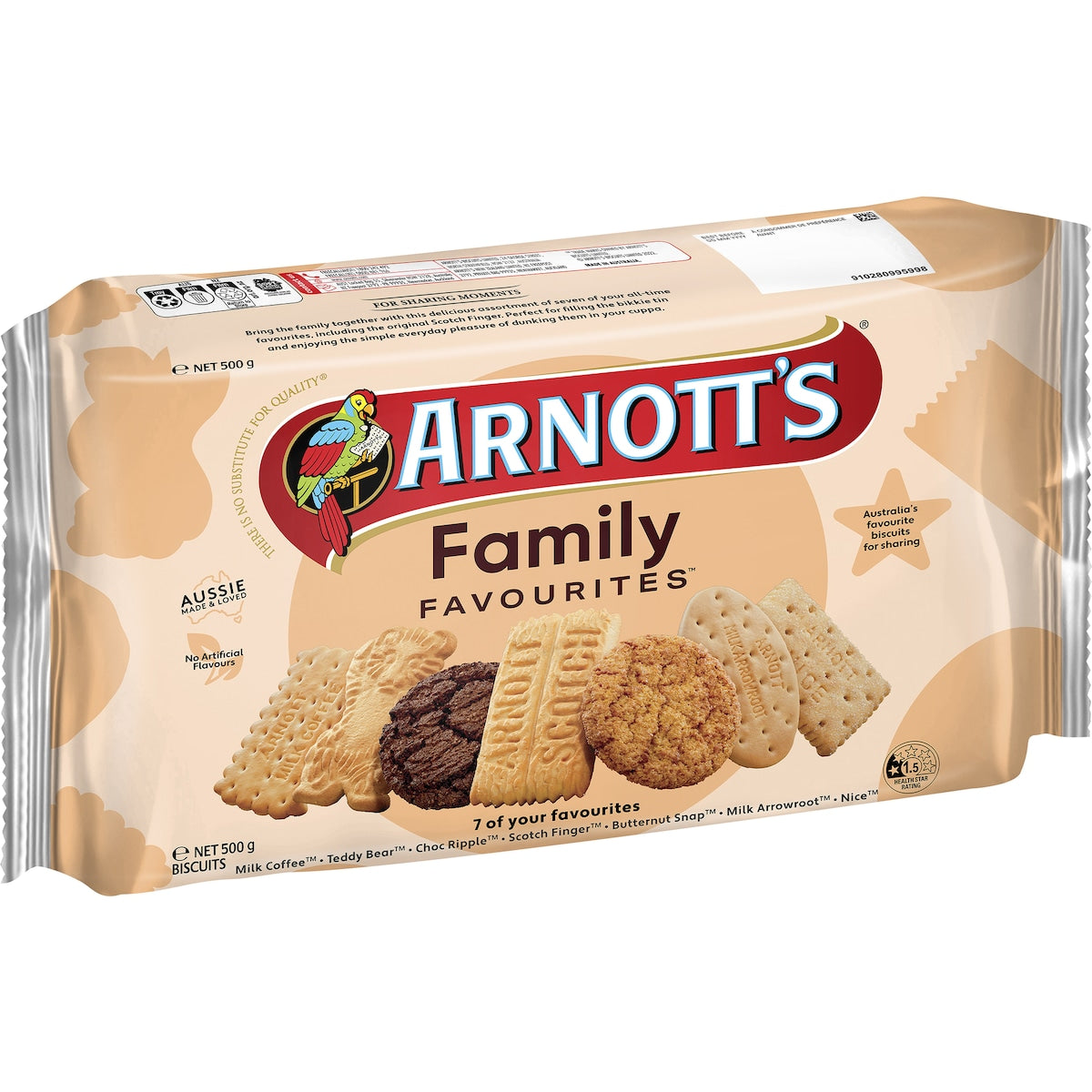 Arnott's Assorted Faves 500g
