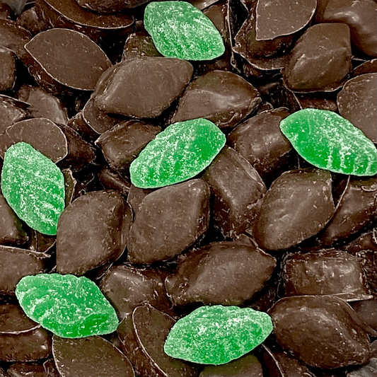 Choc Coated Mint Leaves