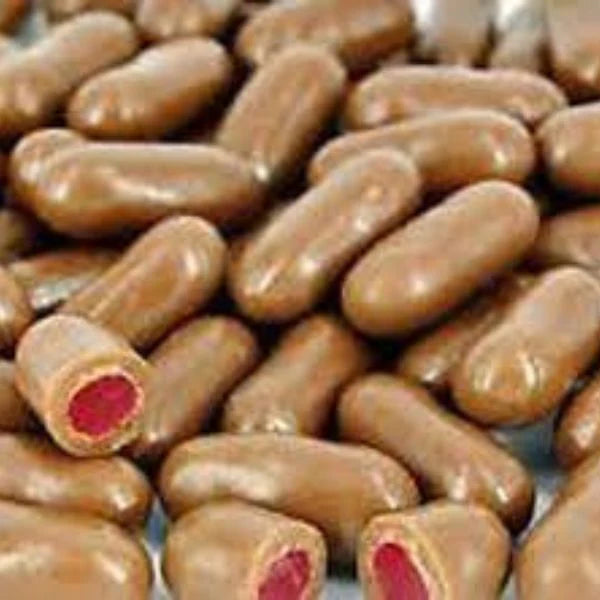 Milk Choc Raspberry Bullets