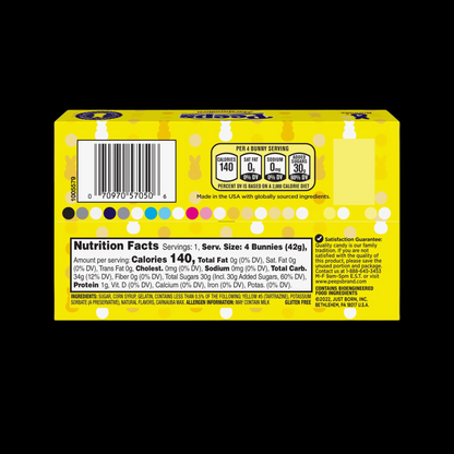 Peeps Yellow Bunnies 4pk