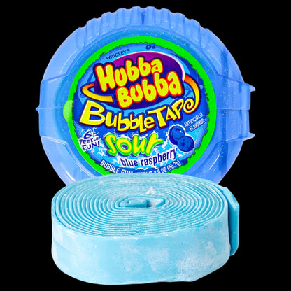 Hubba Bubba Sour Blue Raspberry Tape