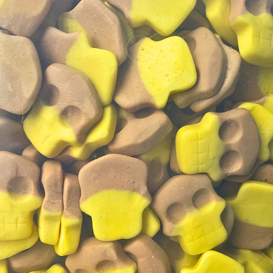 Sweet Toffee Banana Skulls