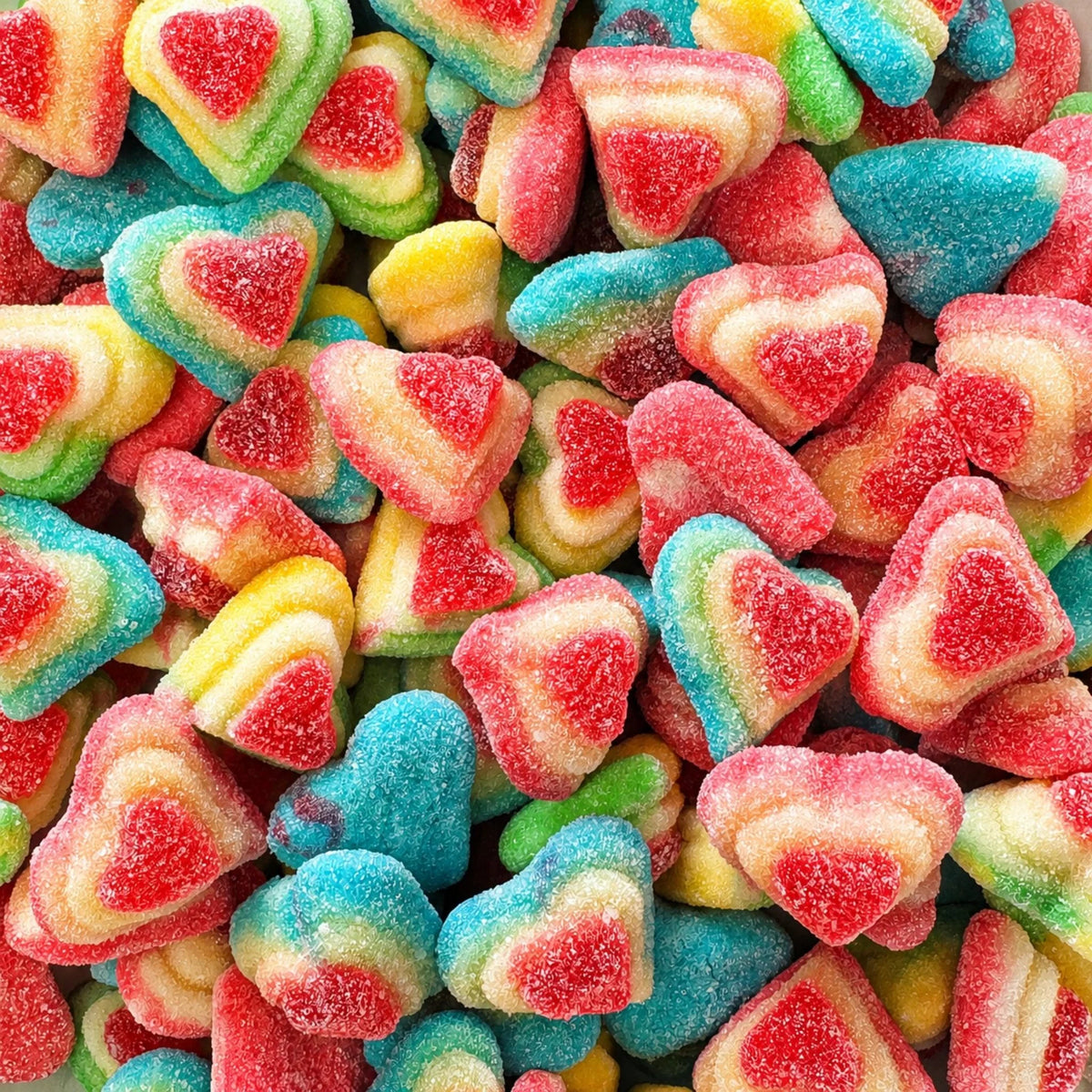 UK 3D Sugar Coated Hearts