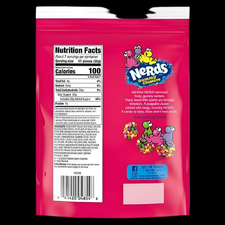 Nerds Rainbow Gummy Clusters (BB - 02/25)