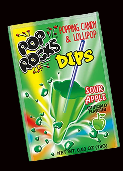 Pop Rocks Dips and Tattoo Range 18g