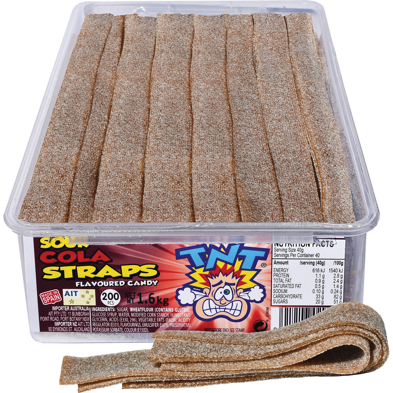 TNT Sour Straps Range