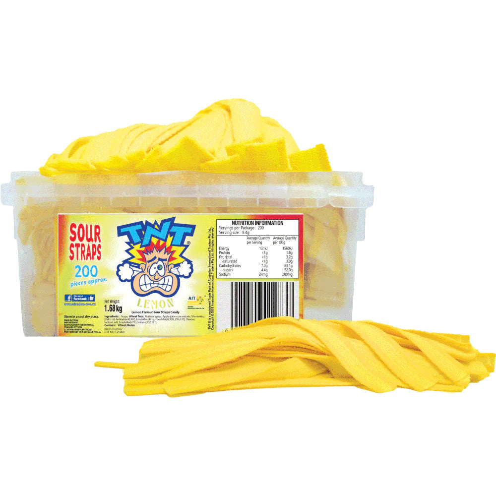 TNT Sour Straps Range