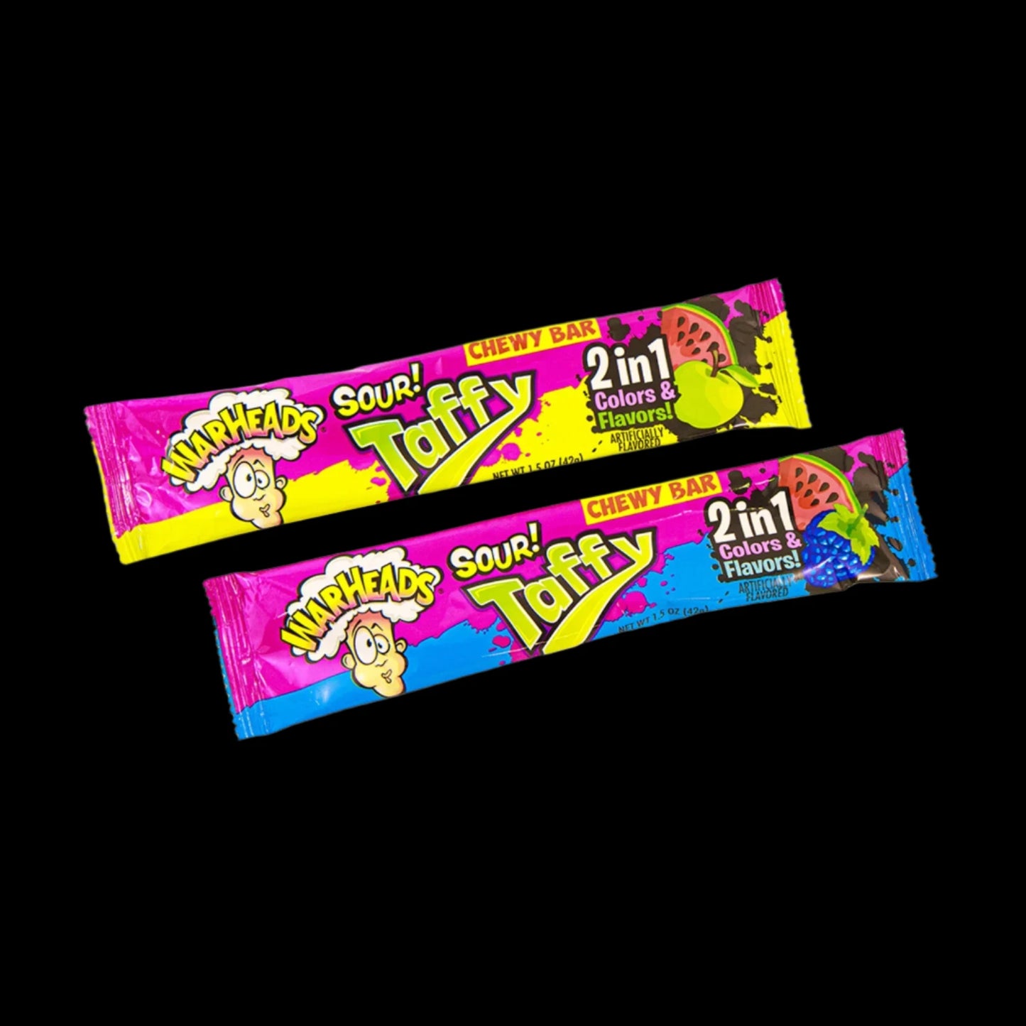 Warheads 2 in 1 Sour Taffy's