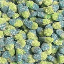 Mini Fizzy Blue Raspberries