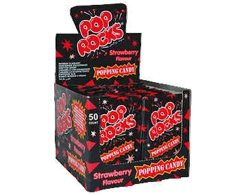 Pop Rocks Sachets Pop Rocks Range 6g (48-50pks) – Stacks of Lollies
